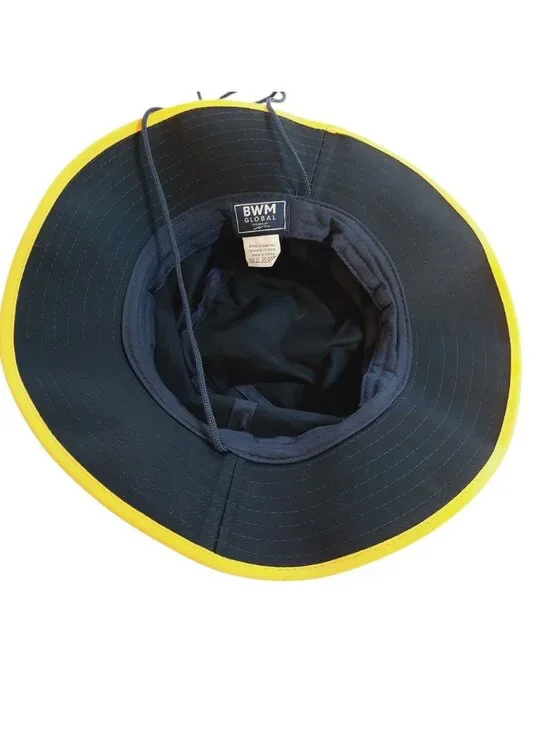 BWM Global Nashville Brewskis Logo Navy Blue 100% Cotton Safari Bucket Hat - Picture 3 of 5